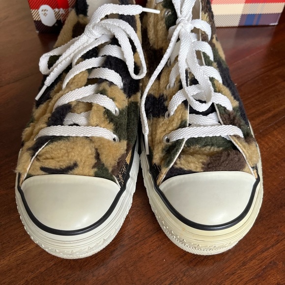 A Bathing Ape Men’s 1st Camo Boa Ape Sta Low Sneakers Shoes Bape - Picture 11 of 17
